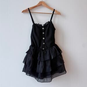 Layered Mesh One-piece dress / swimsuit